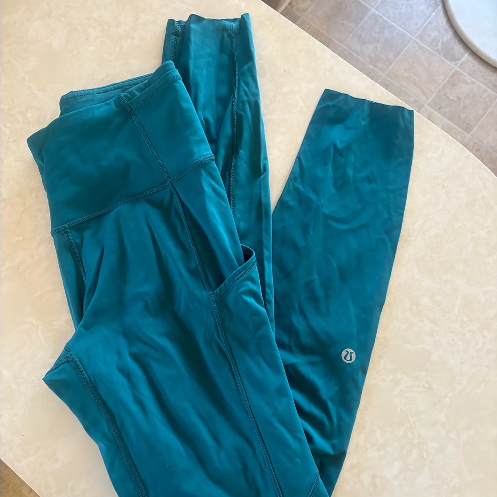 Lululemon Athletica Teal Leggings